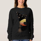 Halloween Monogram Letter S Sweatshirt (Vorderseite)