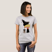 Halloween Monogram Letter T T-Shirt (Vorne ganz)