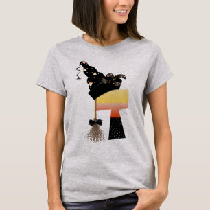 Halloween Monogram Letter T T-Shirt