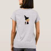 Halloween Monogram Letter T T-Shirt (Rückseite)