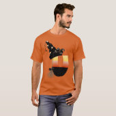 Halloween Monogram Letter U T-Shirt (Vorne ganz)