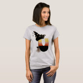 Halloween Monogram Letter U T-Shirt (Vorne ganz)