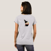 Halloween Monogram Letter U T-Shirt (Schwarz voll)