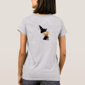 Halloween Monogram Letter Y T-Shirt (Rückseite)