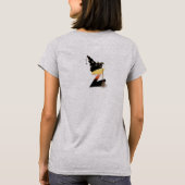 Halloween Monogram Letter Z T-Shirt (Rückseite)