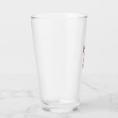 Halloween-Monogramm T Glas (Rechts)