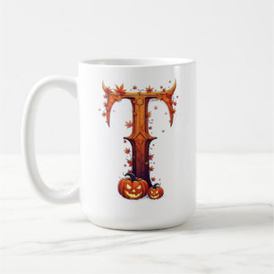 Halloween-Monogramm T Kaffeetasse