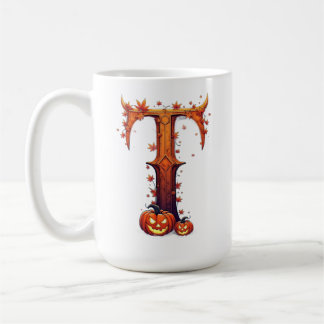Halloween-Monogramm T Kaffeetasse