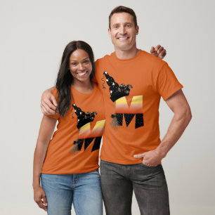 Halloween-Monogrammbuchstabe M T-Shirt