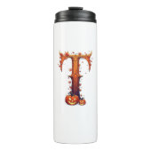 Halloween MonogramT Thermosbecher (Vorderseite)