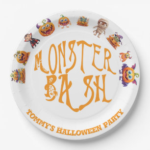 Halloween Monster Bash Pappteller