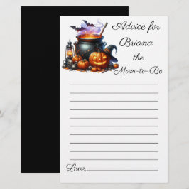 Halloween Monster Boy Baby Shower Advisor für Mama