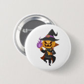 Halloween-Monster Button (Vorne & Hinten)