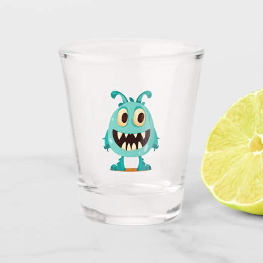 Halloween/Monster/Cartoon Schnapsglas (Vorderseite)