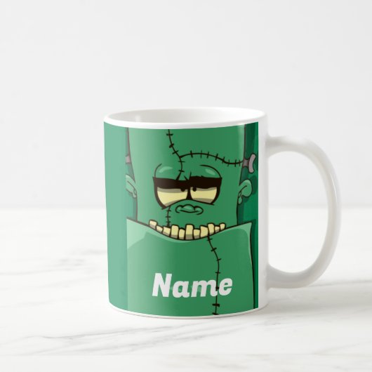 Halloween Monster Coffee Tasse, Cup Kaffeetasse (Rechts)