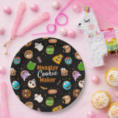 Halloween Monster Cookie macht Spaß Pappteller (Party)