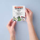Halloween Monster Costume Party Einladung Flyer (Gruppe)