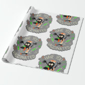 Halloween Monster Creepy Covid Geschenkpapier (Ungerollt)