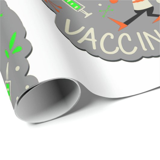 Halloween Monster Creepy Covid Geschenkpapier (Rolleneckpunkt)