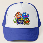 Halloween Monster Friends Truckerkappe (Vorderseite)