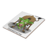 Halloween Monster Funny Cow Geschenke Fliese (Seite)