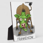 Halloween Monster Funny Cow Geschenke Fotoplatte (Seite)