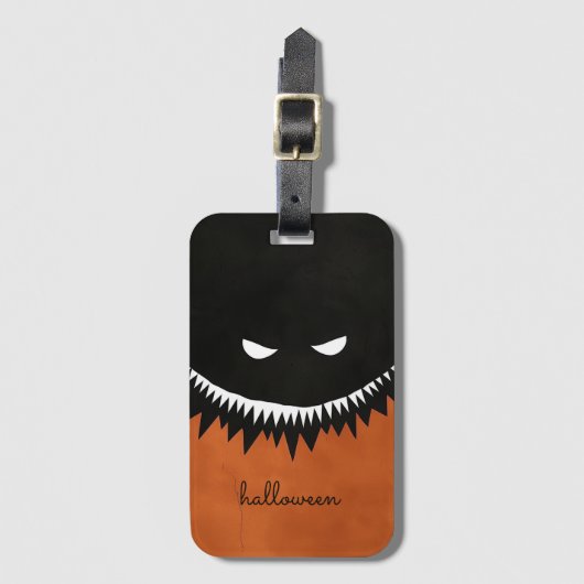Halloween Monster Gepäckanhänger (Vorderseite Vertikal)