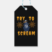 Halloween-Monster Geschenkanhänger (Vorderseite)