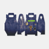 Halloween - Monster Geschenkschachtel (Ungefaltet)