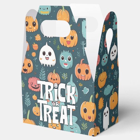 Halloween-Monster Geschenkschachtel (Geöffnet)