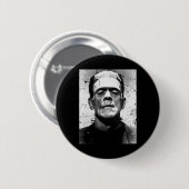Halloween Monster Horror Movie Monster 1 Button (Vorne & Hinten)