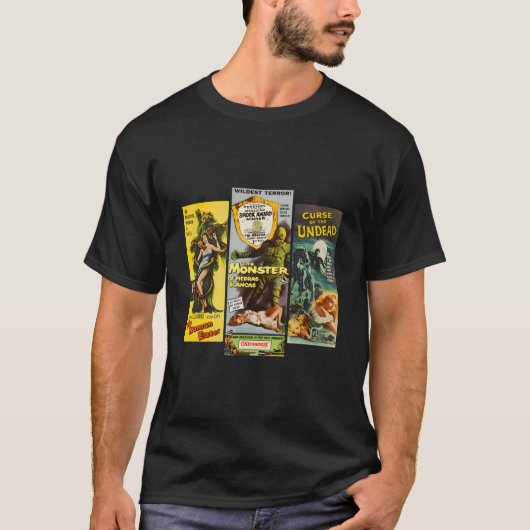 Halloween Monster Horror Movie T-Shirt (Vorderseite)