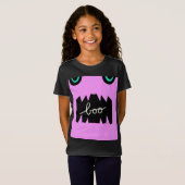 Halloween Monster Huge Teeth Boo T-Shirt (Vorne ganz)