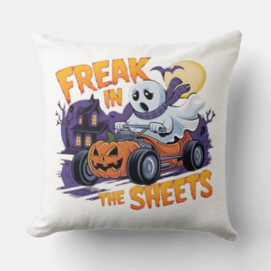 HALLOWEEN-MONSTER IM BETTLAKEN KISSEN
