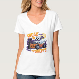 HALLOWEEN-MONSTER IM BETTLAKEN T-Shirt