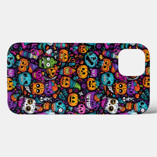 Halloween-Monster iPhone-Fall Case-Mate iPhone Hülle (Rückseite (Horizontal))