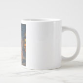 Halloween Monster Jack-o-Lantern & Bat Vixen Girl Jumbo-Tasse (Rechts)