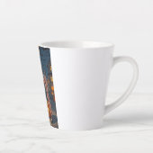 Halloween Monster Jack-o-Lantern & Bat Vixen Girl Milchtasse (Rechts)