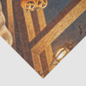 Halloween Monster Jack-o-Lantern & Bat Vixen Girl Seidenpapier (Ausschnitt)