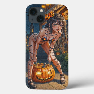 Halloween-Monster Jack-o-Lantern und Fledermaus-Vi Case-Mate iPhone Hülle