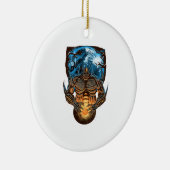 Halloween-Monster Keramik Ornament (Rechts)