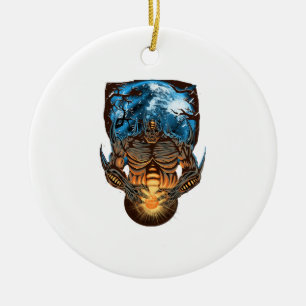 Halloween-Monster Keramik Ornament