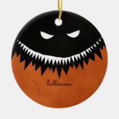 Halloween Monster Keramik Ornament (Vorne)