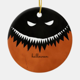 Halloween Monster Keramik Ornament