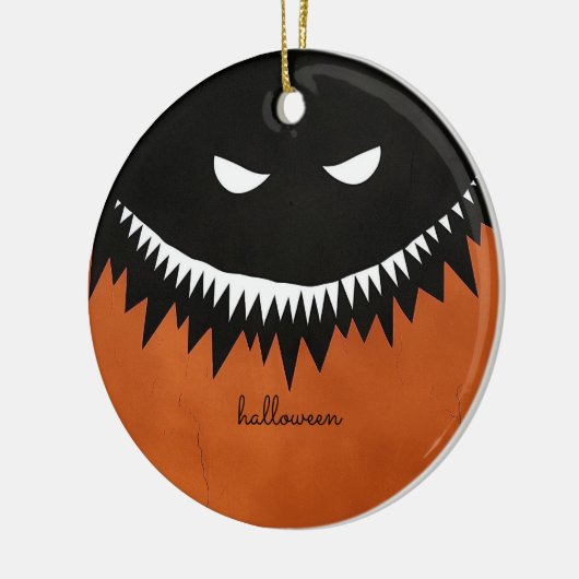 Halloween Monster Keramik Ornament (Links)
