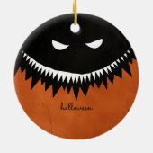 Halloween Monster Keramik Ornament (Hinten)