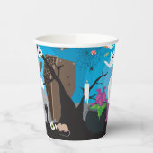 Halloween Monster Kids Halloween-Party Pappbecher (Links)