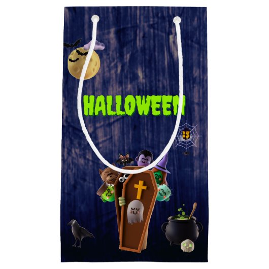 Halloween - Monster Kleine Geschenktüte (Vorderseite)