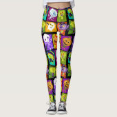 Halloween-Monster Leggings (Vorderseite)