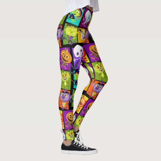Halloween-Monster Leggings (Rechts)